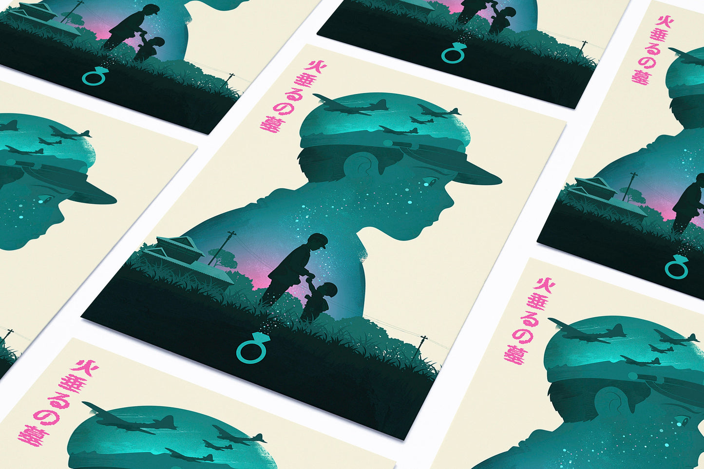 Grave Of The Fireflies Anime Movie Poster Print