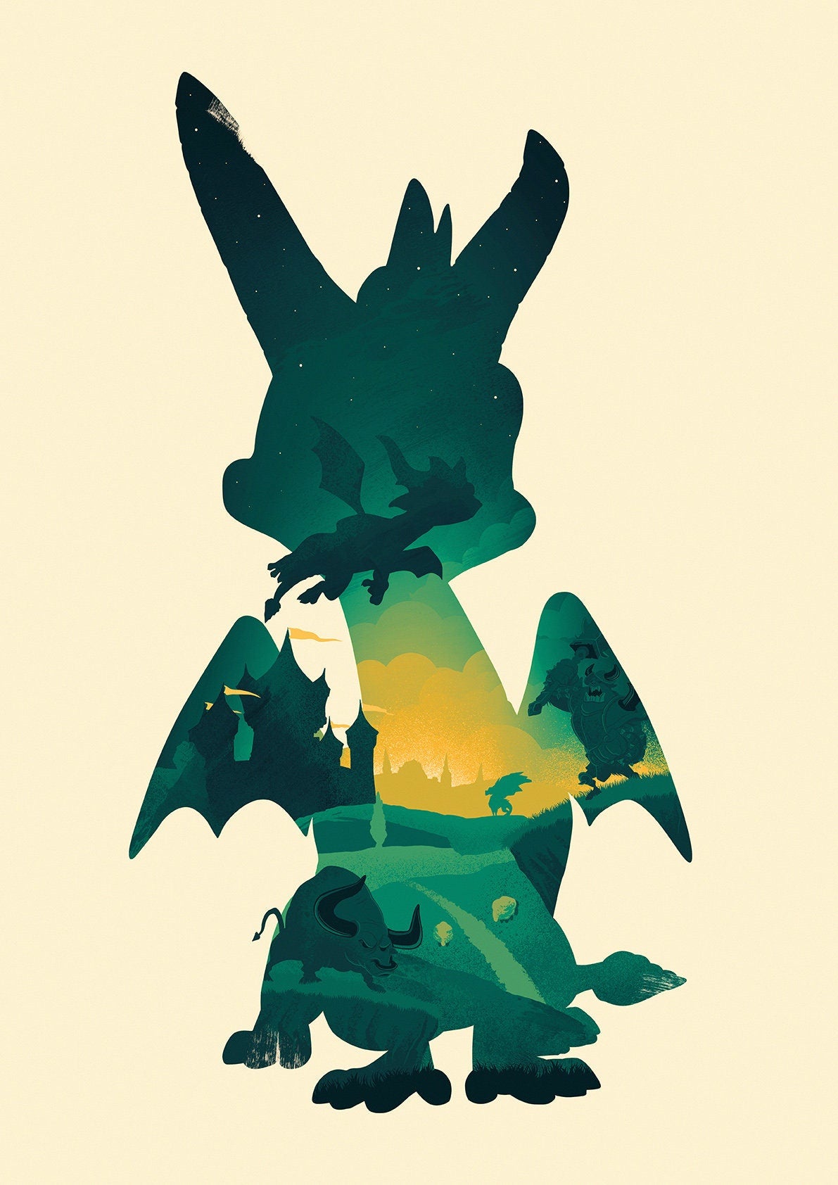 Spyro the Dragon Poster Print