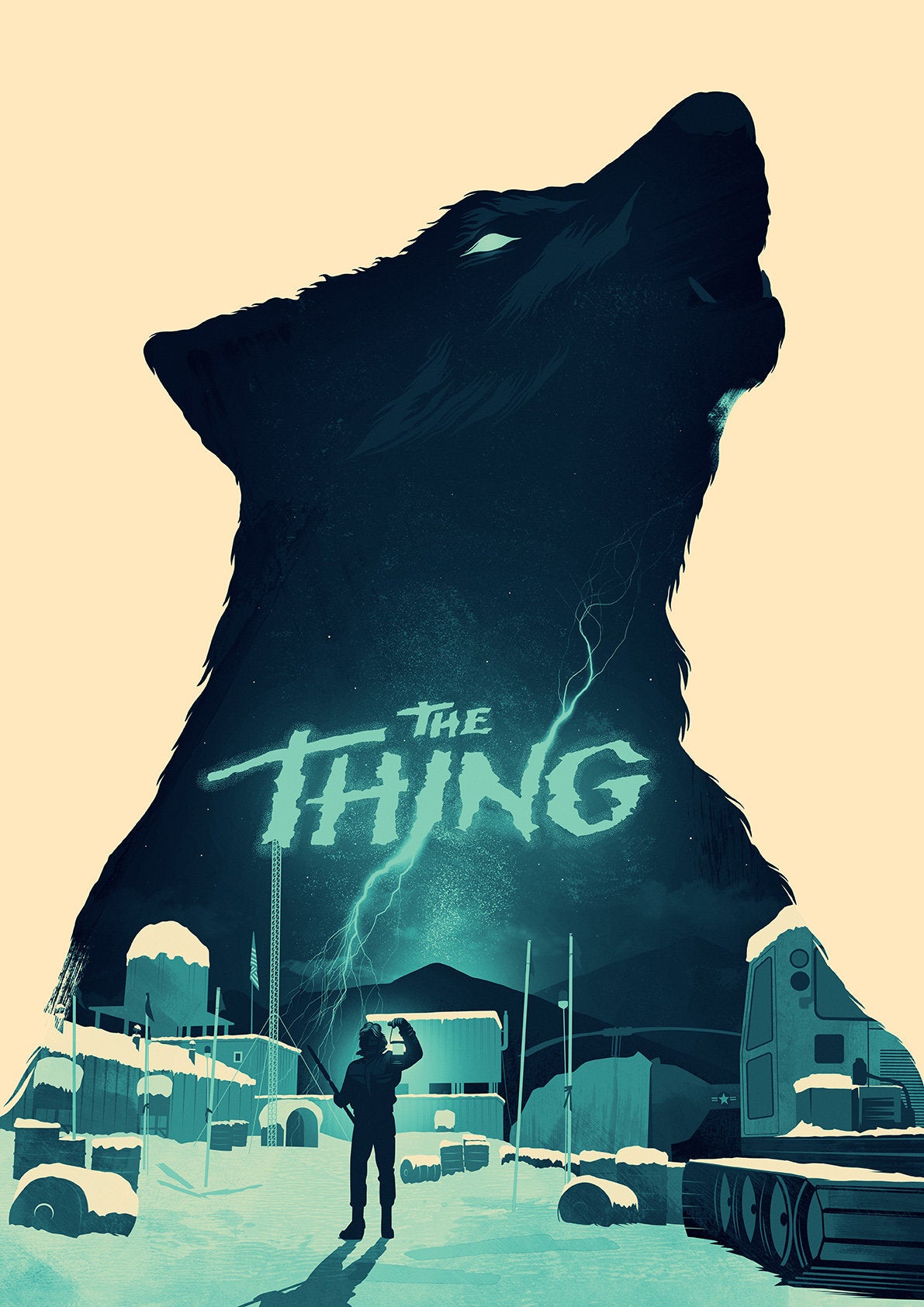John Carpenter's The Thing Movie Poster Print