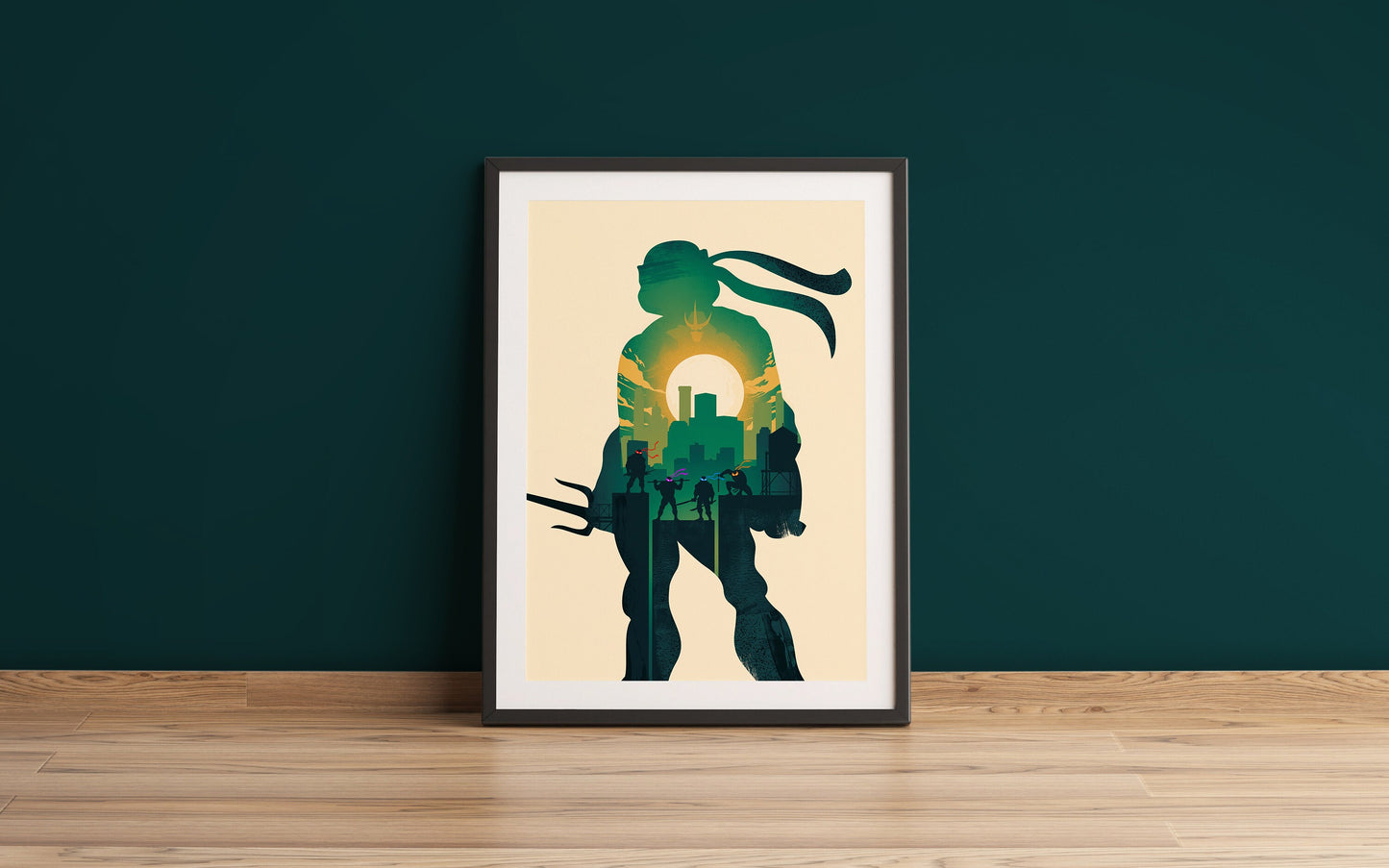 Teenage Mutant Hero Turtles Poster TMHT Print