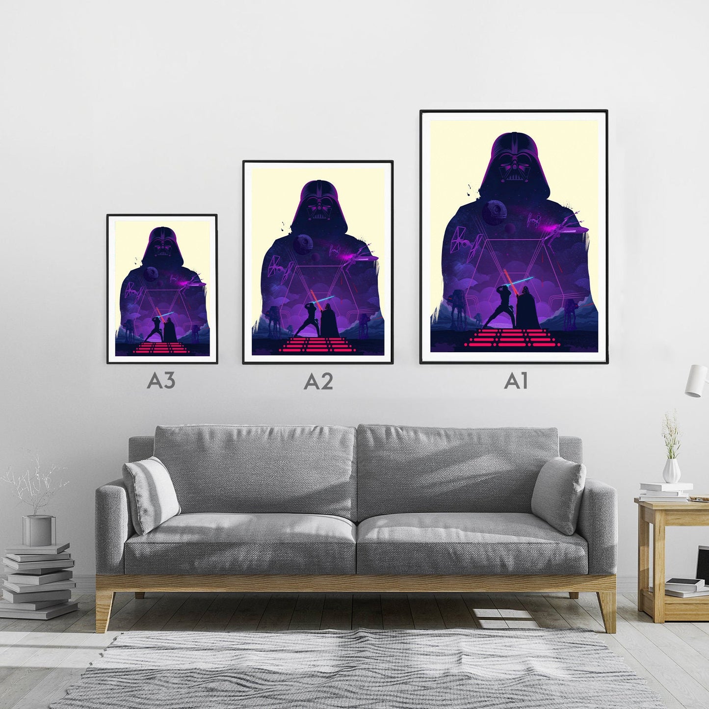 Star Wars Poster | The Empire Strikes Back Print | Darth Vader
