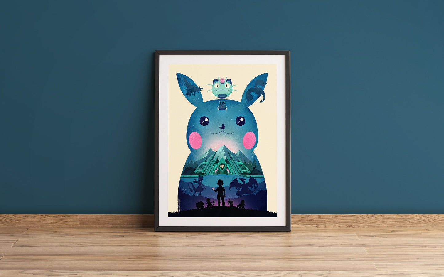 Pokemon Pikachu Poster Print