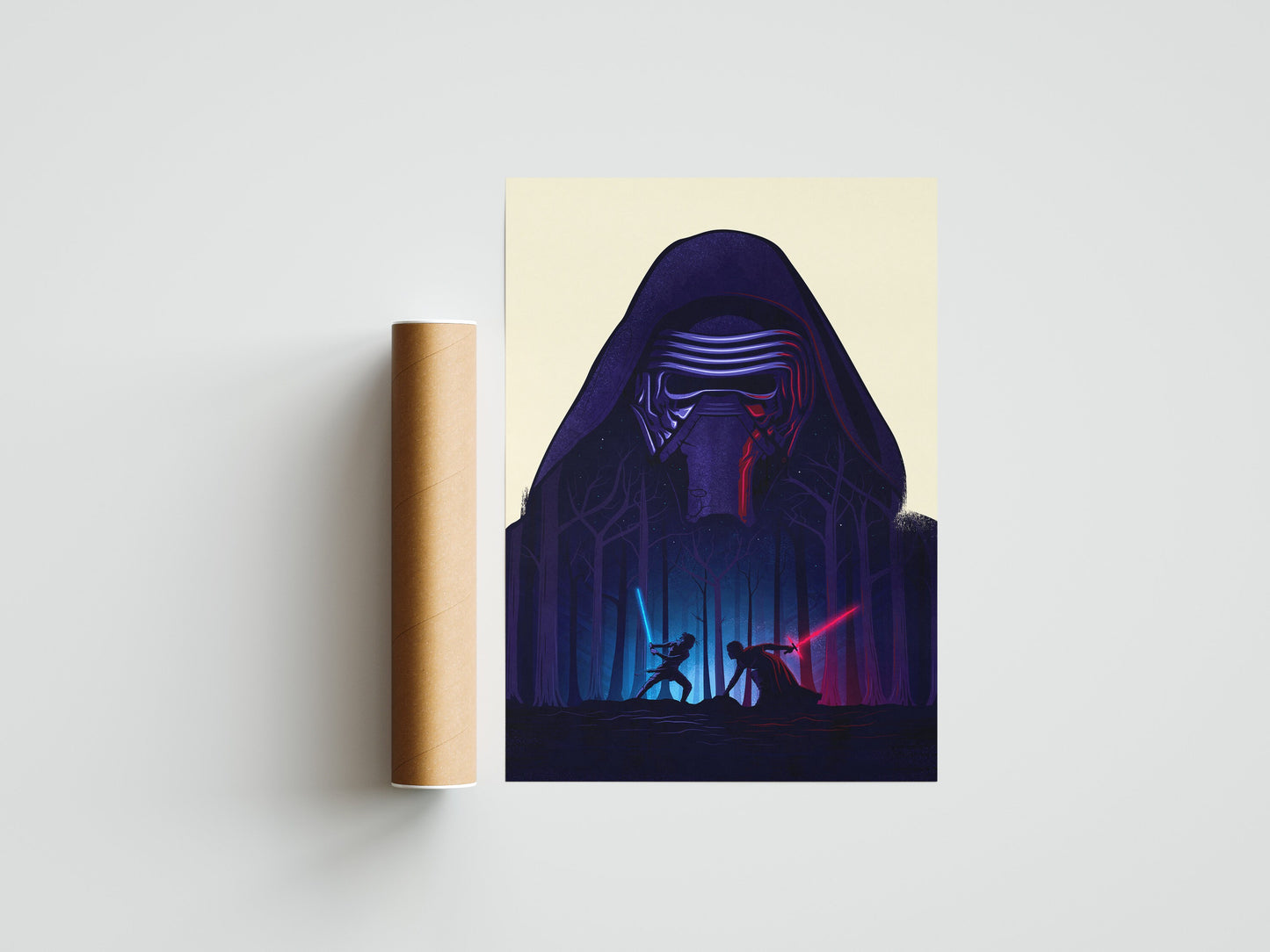 Star Wars Poster | The Force Awakens Print | Kylo Ren