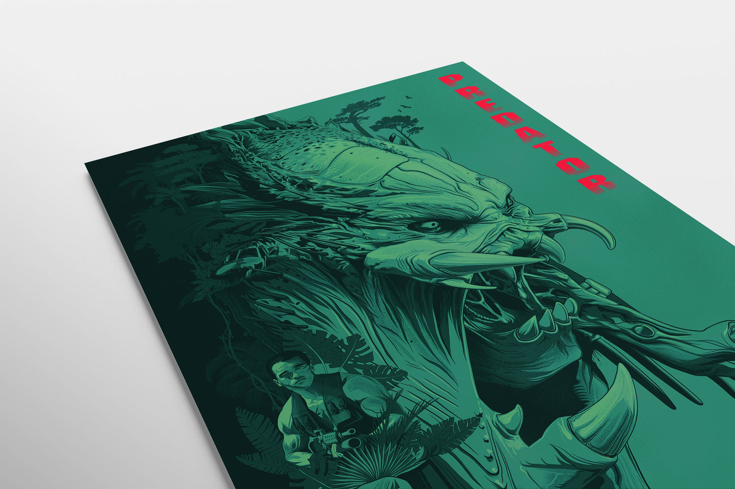 Predator Movie Poster - Arnold Schwarzenegger Print