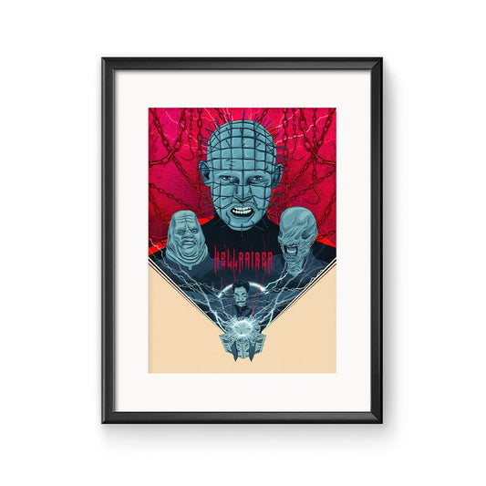 Hellraiser Poster Horror Movie Print - Pinhead