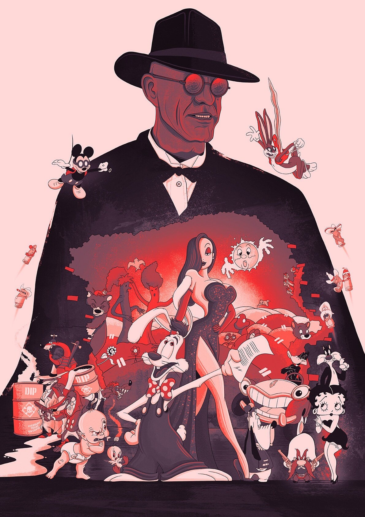 Who Framed Roger Rabbit Poster Print