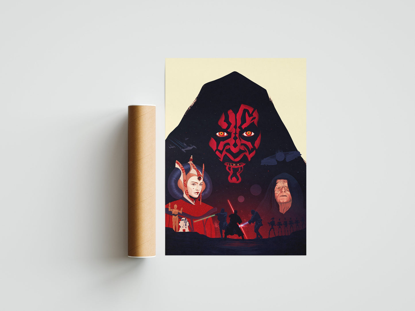 Star Wars Poster | Episode I – The Phantom Menace Print