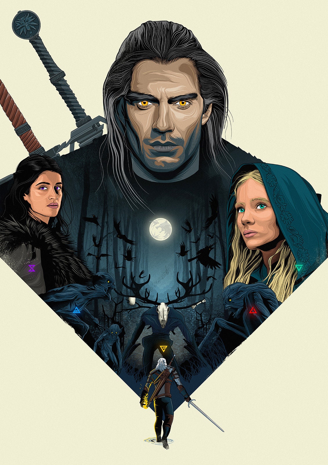 The Witcher Poster Print