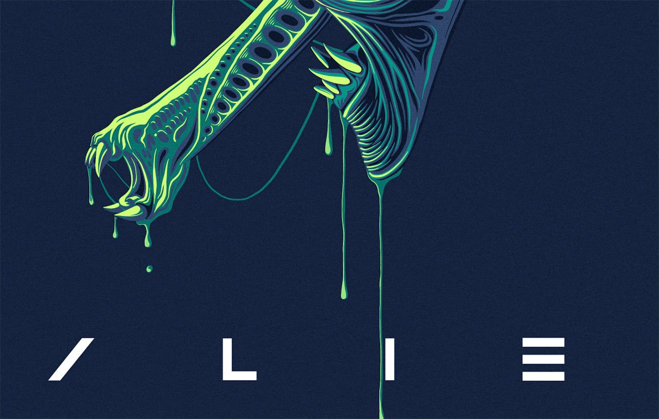 Alien Movie Poster | Aliens Print | Ridley Scott