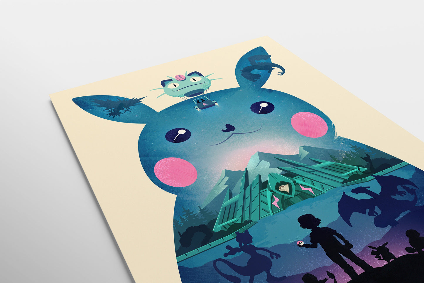 Pokemon Pikachu Poster Print