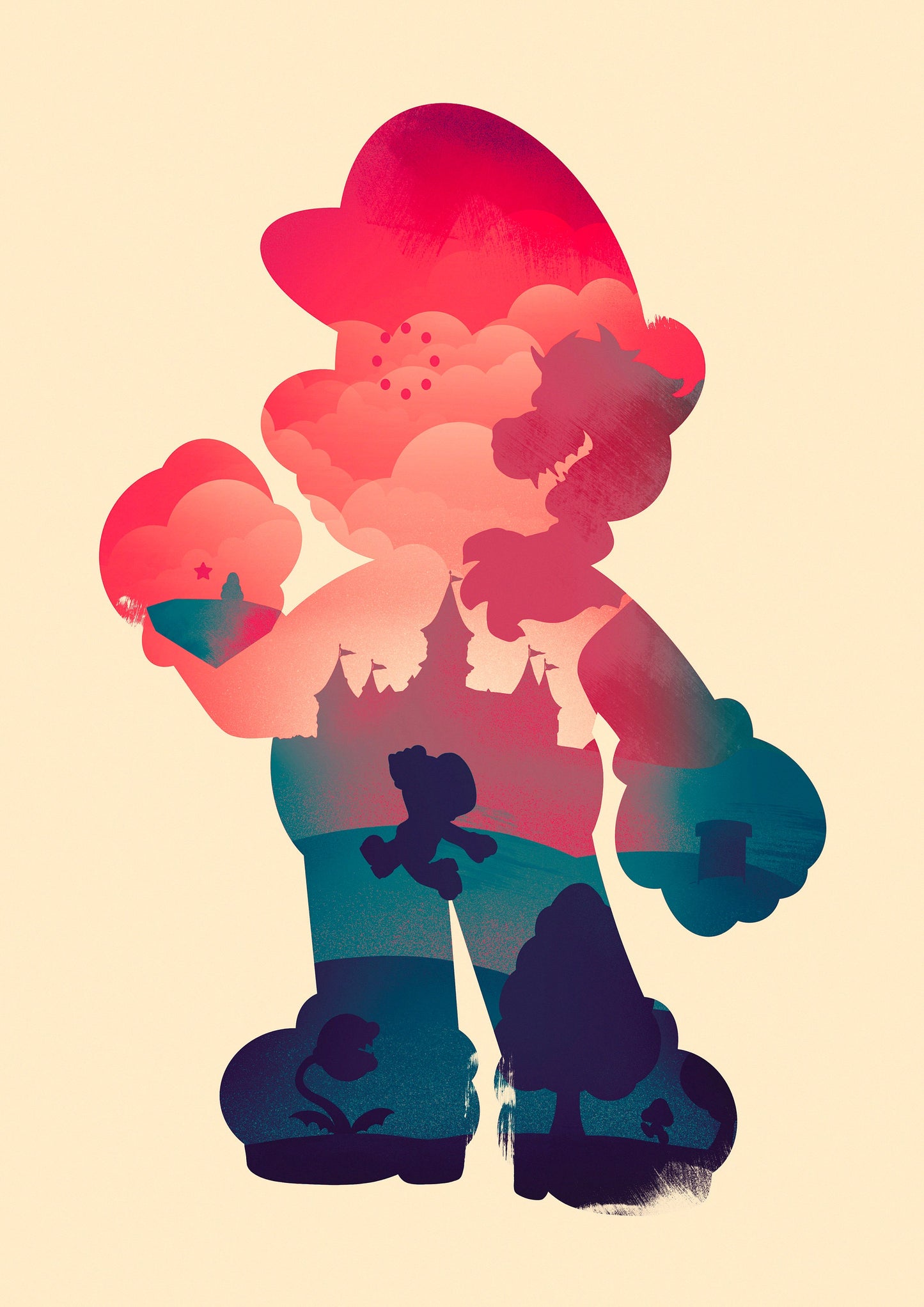 Super Mario 64 N64 Poster