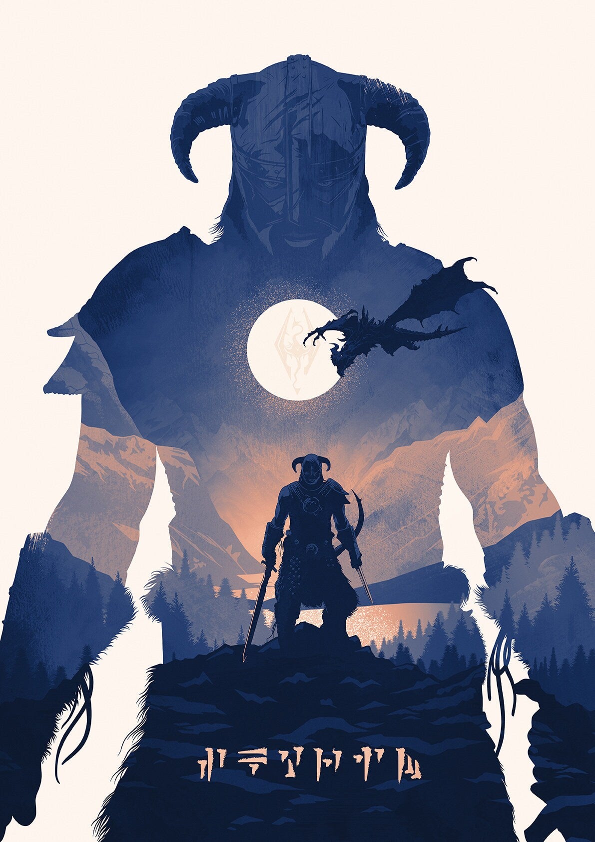 Skyrim Poster Print