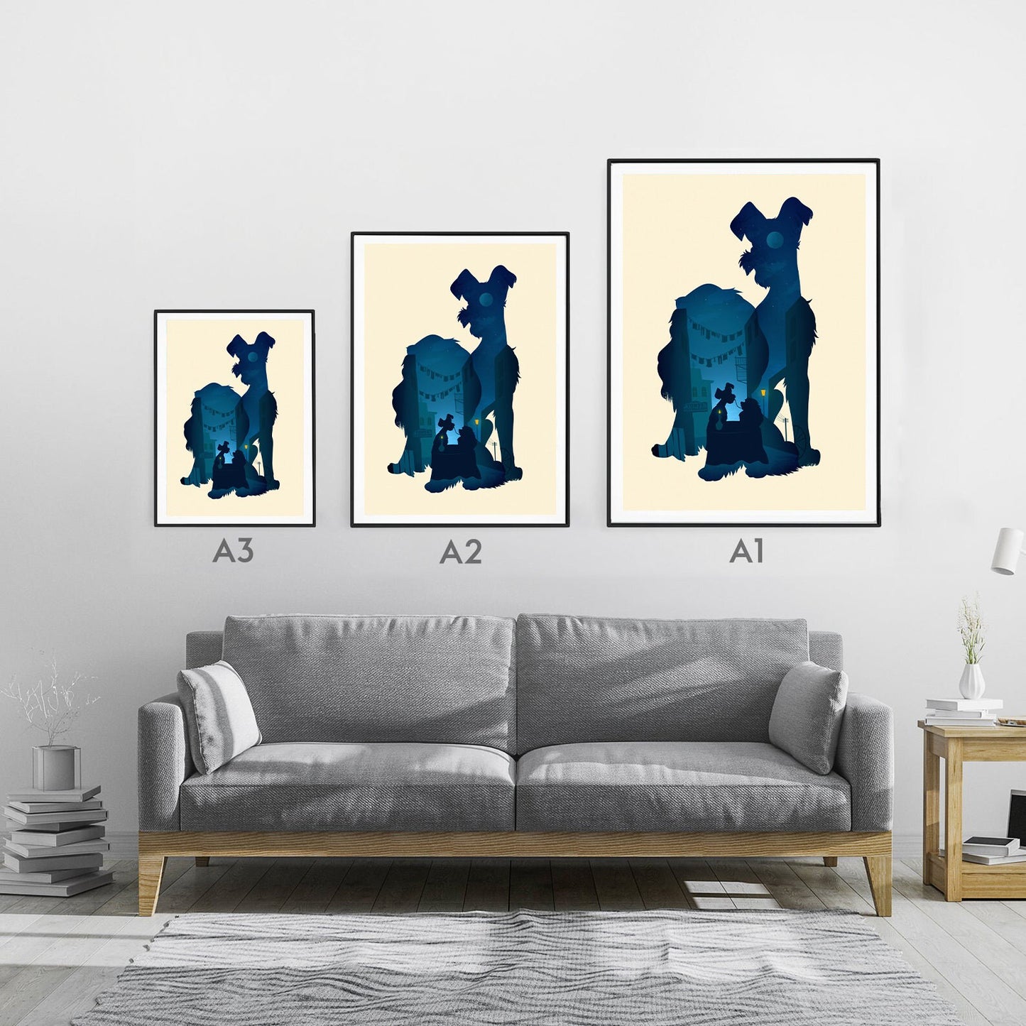 Disney Lady and the Tramp Poster Print