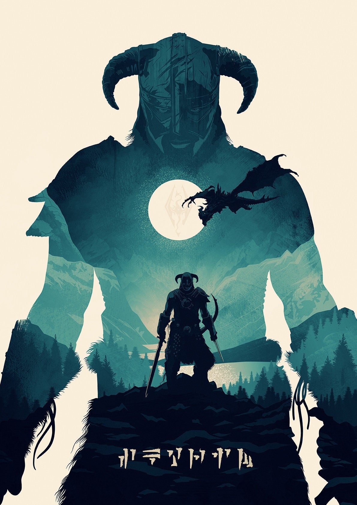 Skyrim Poster Print