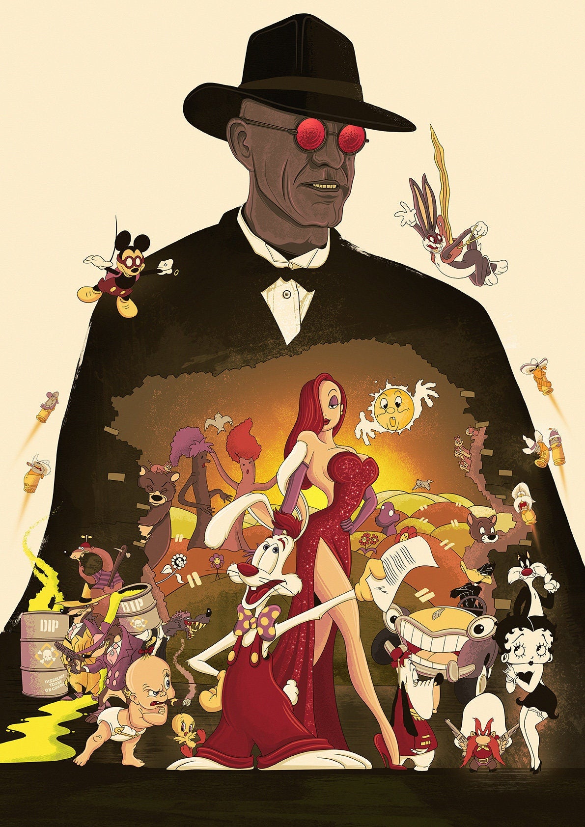 Who Framed Roger Rabbit Poster Print