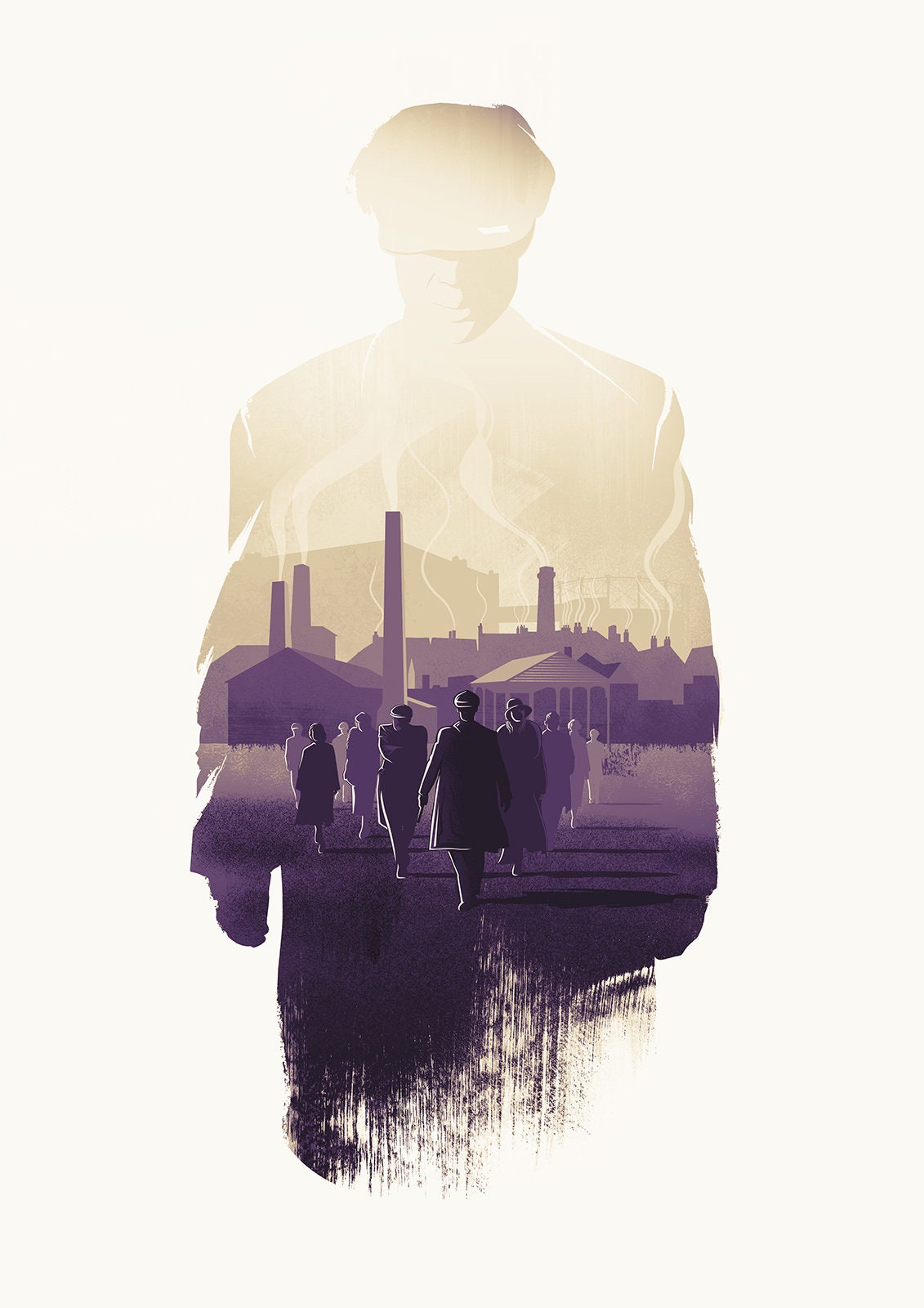 Peaky Blinders Silhouette Poster Print