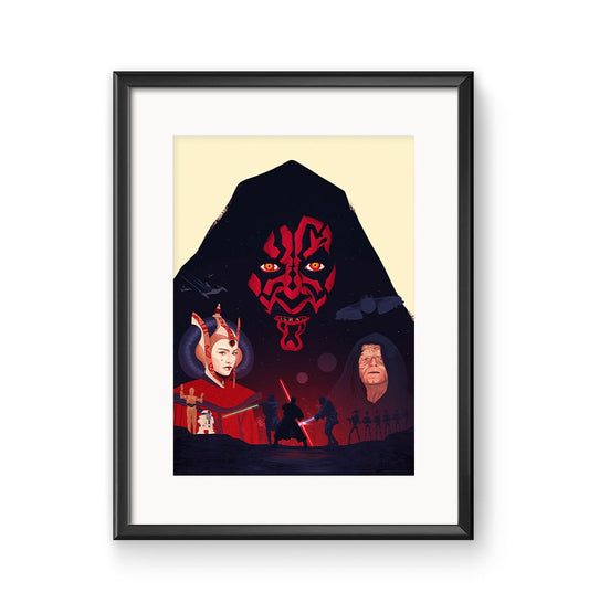 Star Wars Poster | Episode I – The Phantom Menace Print