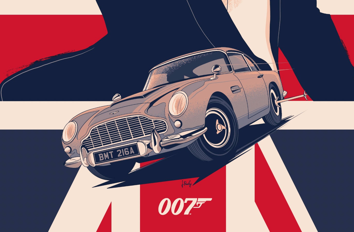 007 James Bond - Daniel Craig Celebration Poster Print