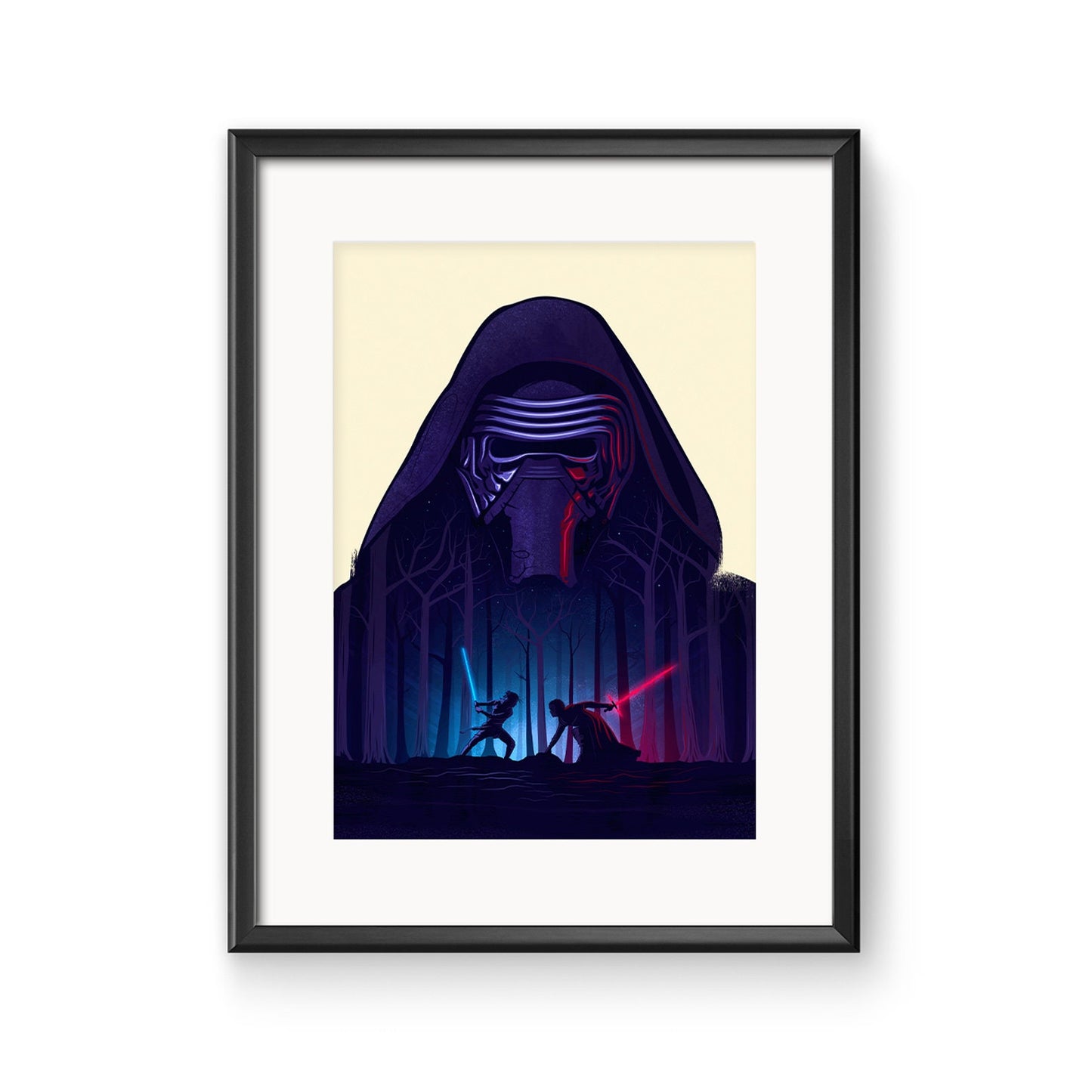 Star Wars Poster | The Force Awakens Print | Kylo Ren