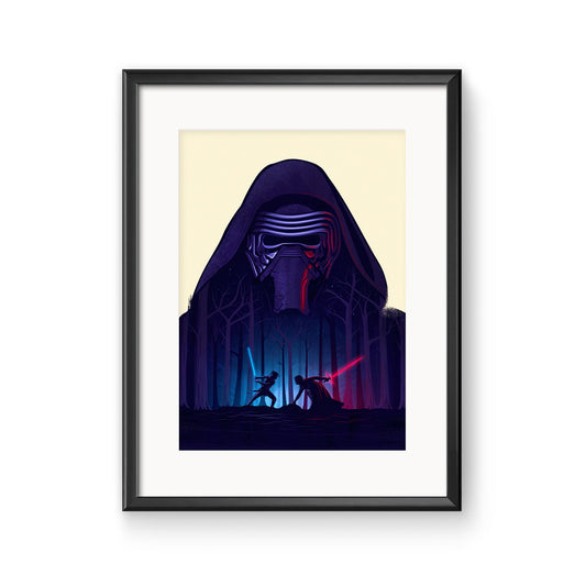 Star Wars Poster | The Force Awakens Print | Kylo Ren