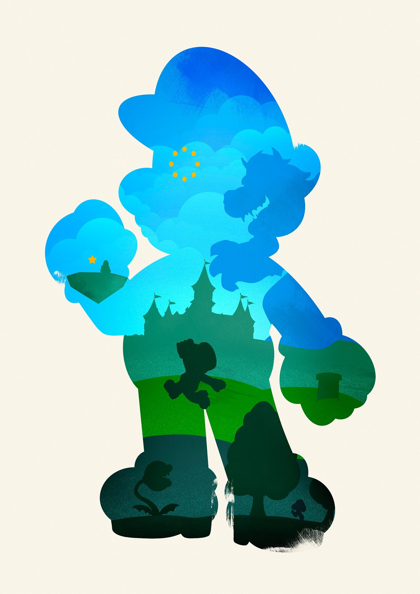 Super Mario 64 N64 Poster