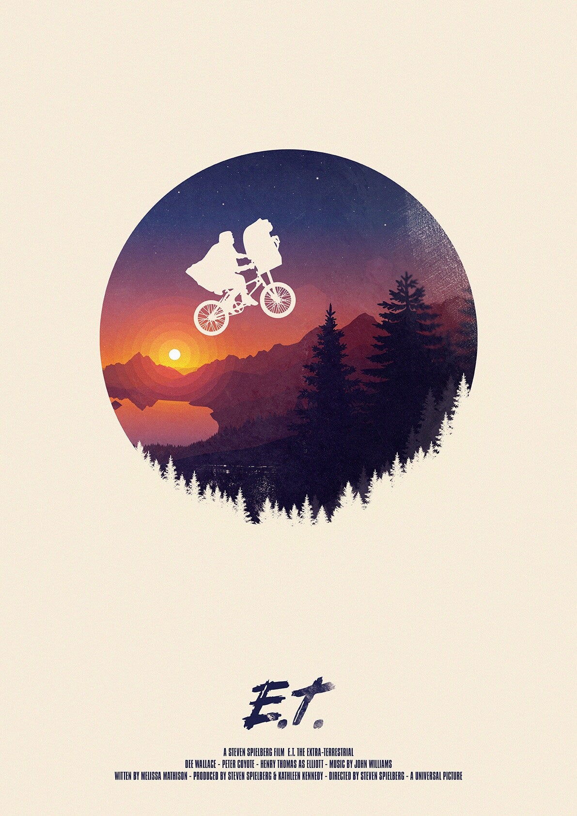 E.T. the Extra Terrestrial Poster Print