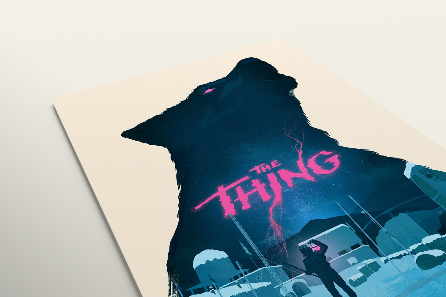 John Carpenter's The Thing Movie Poster Print