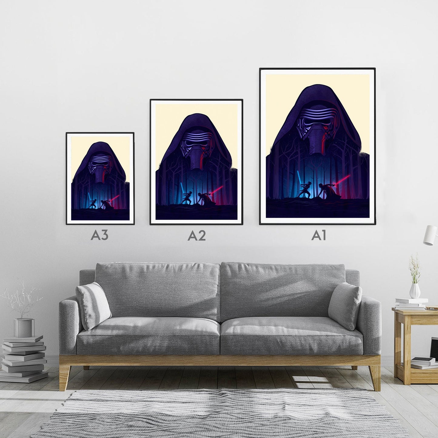 Star Wars Poster | The Force Awakens Print | Kylo Ren