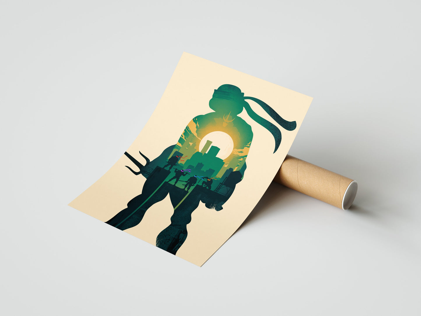 Teenage Mutant Hero Turtles Poster TMHT Print