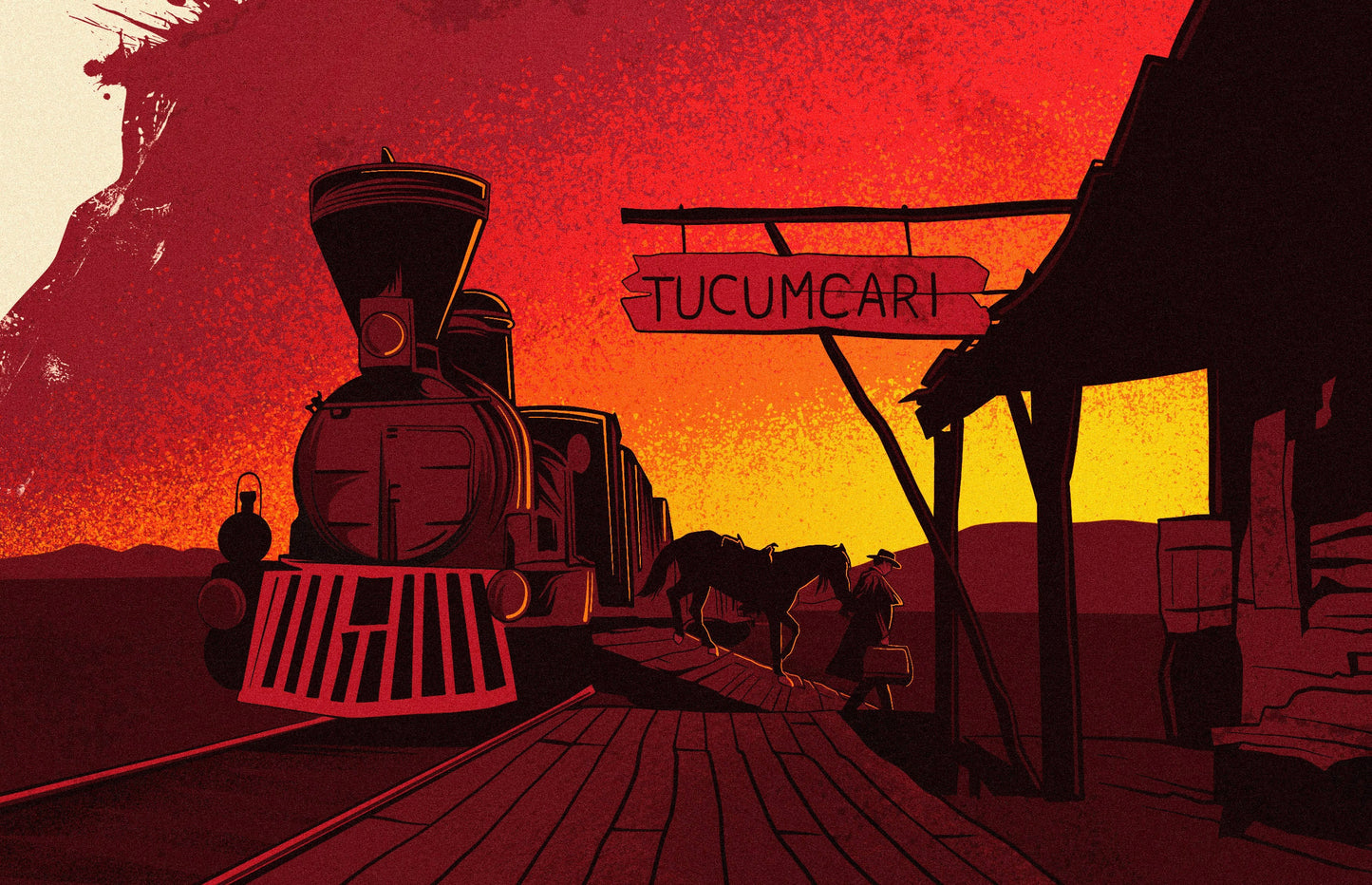 Spaghetti Western - A Fistful Of Dollars | For A Few Dollars More | The Good The Bad And The Ugly | Clint Eastwood | Wild West Poster Print