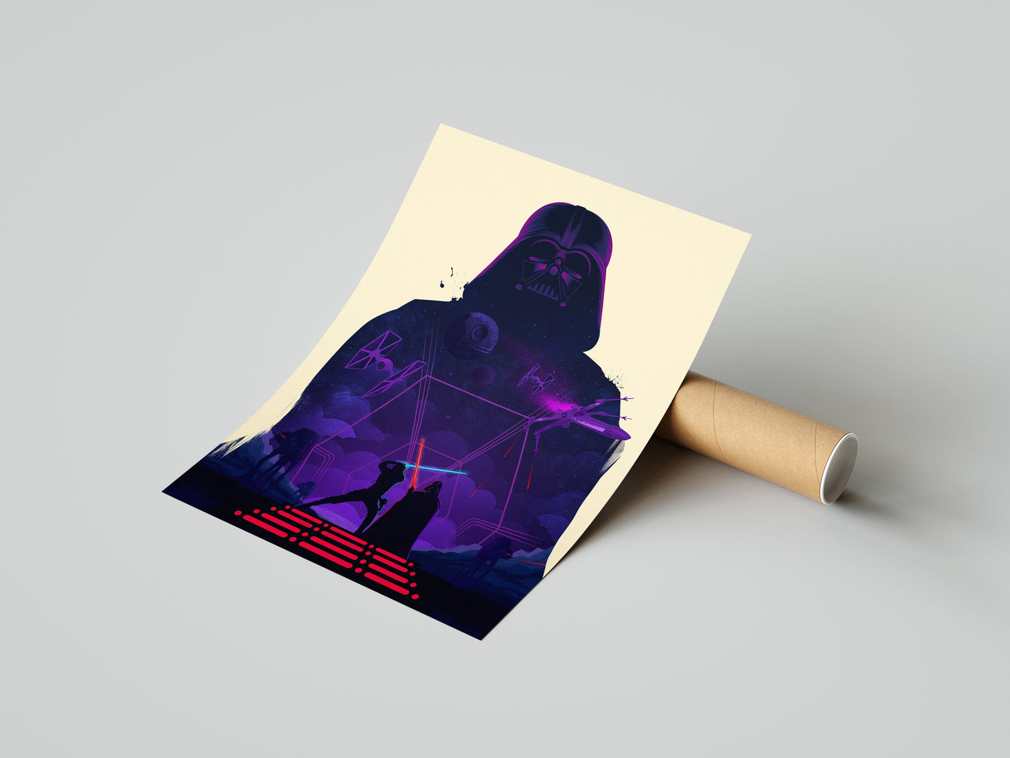 Star Wars Poster | The Empire Strikes Back Print | Darth Vader