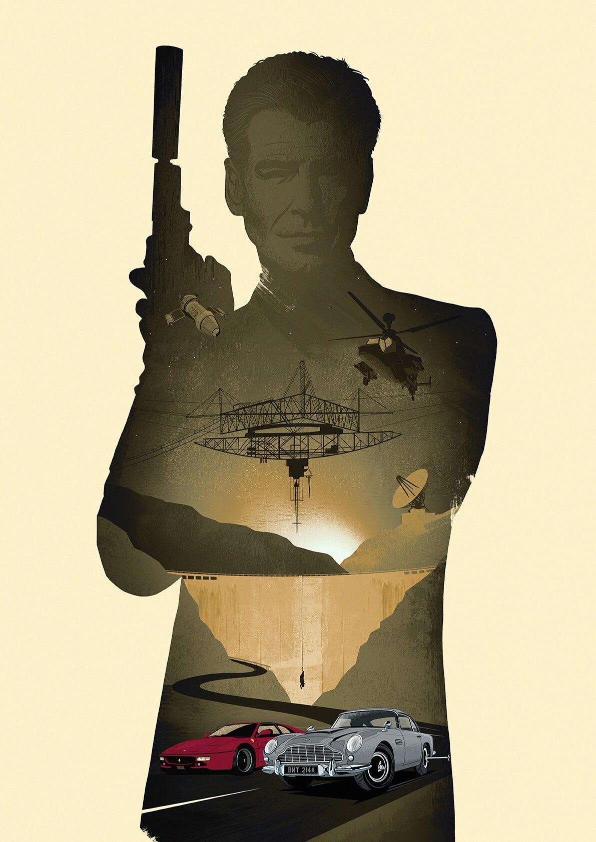 007 James Bond Collection Poster Prints