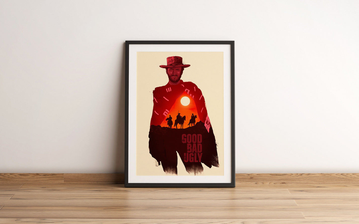 Spaghetti Western - A Fistful Of Dollars | For A Few Dollars More | The Good The Bad And The Ugly | Clint Eastwood | Wild West Poster Print