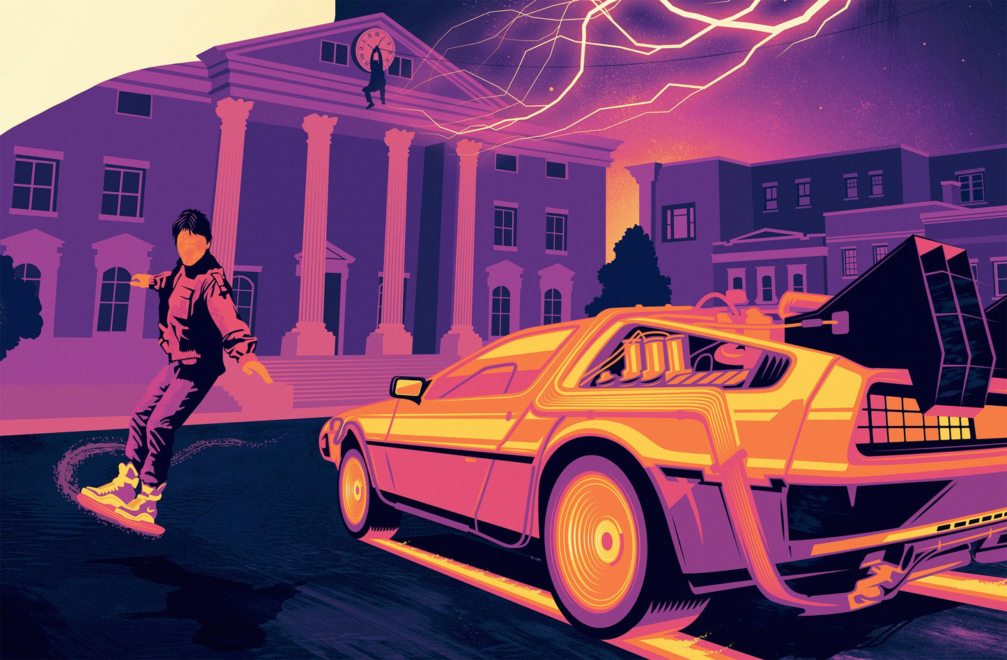 Back To The Future Poster Print