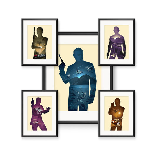 007 James Bond Collection Poster Prints