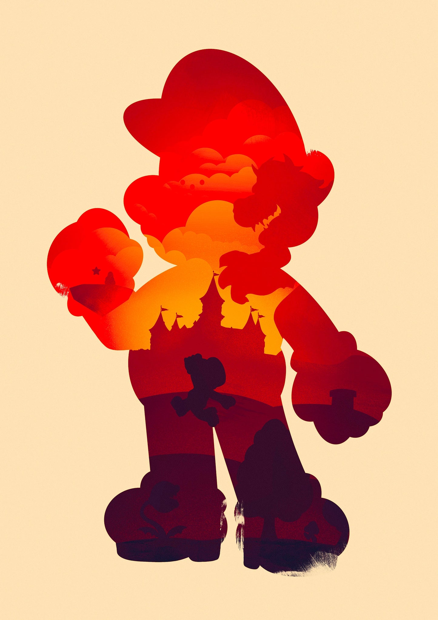 Super Mario 64 N64 Poster