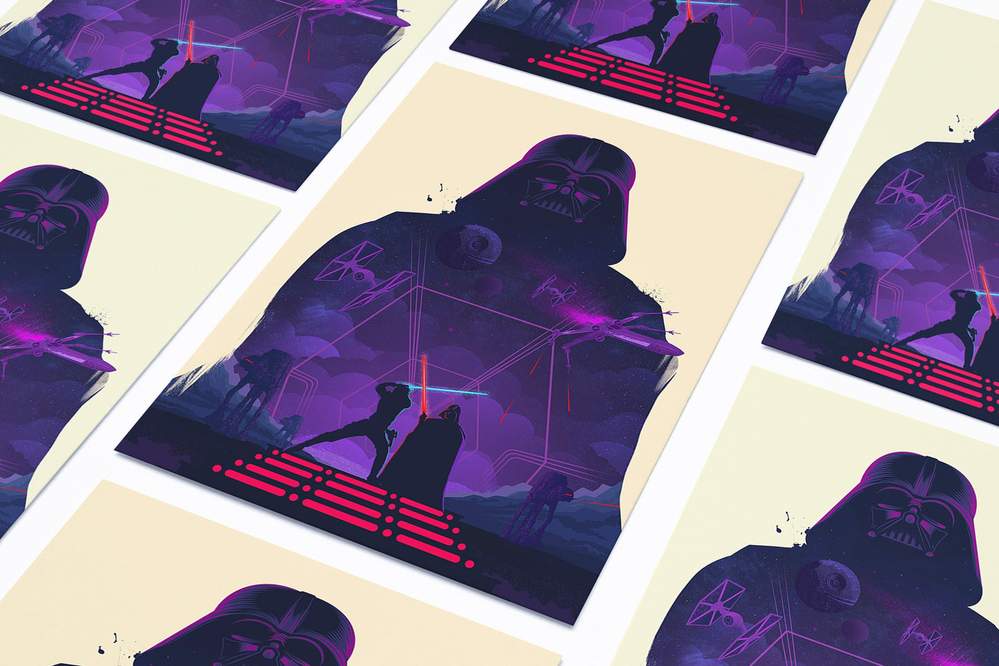 Star Wars Poster | The Empire Strikes Back Print | Darth Vader