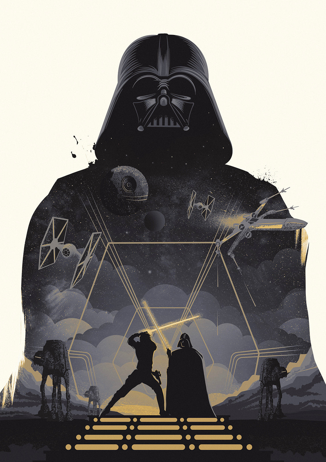 Star Wars Poster | The Empire Strikes Back Print | Darth Vader