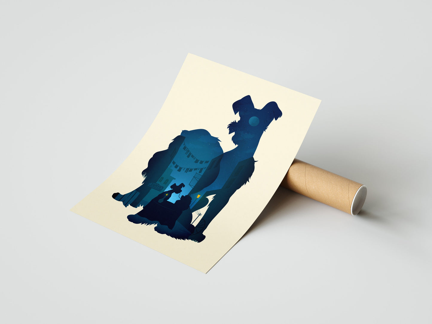 Disney Lady and the Tramp Poster Print