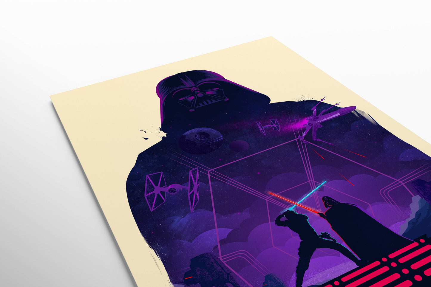 Star Wars Poster | The Empire Strikes Back Print | Darth Vader