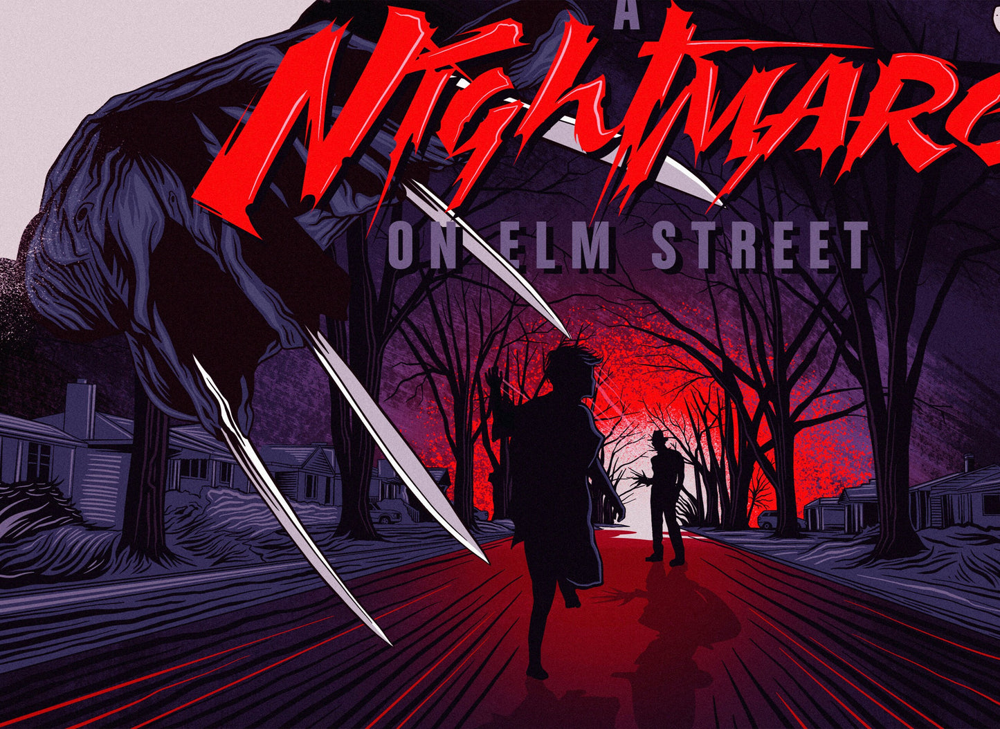 A Nightmare On Elm Street Poster Print - Freddy Krueger