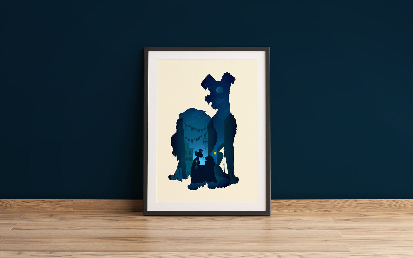 Disney Lady and the Tramp Poster Print