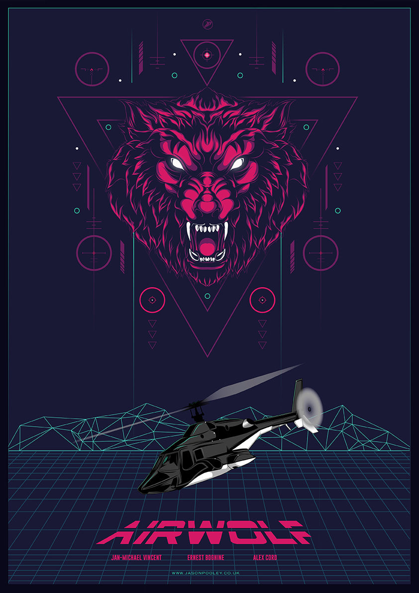 Airwolf Poster Print