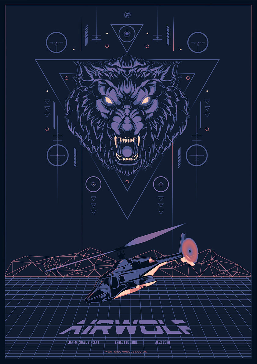 Airwolf Poster Print