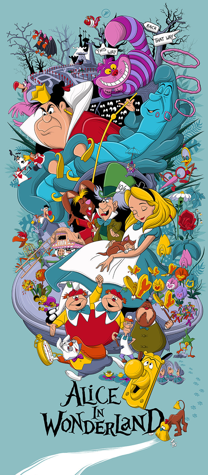 Disney Alice In Wonderland Poster Print