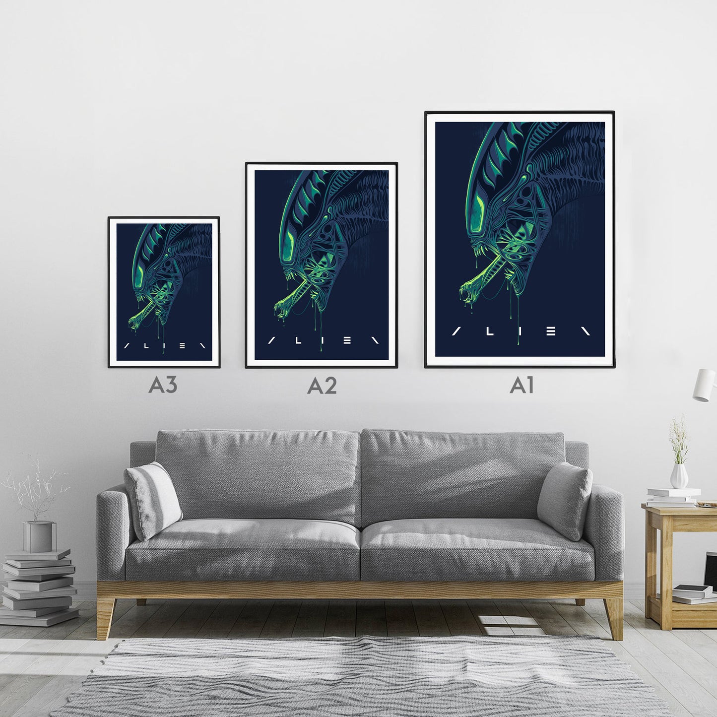 Alien Movie Poster | Aliens Print | Ridley Scott