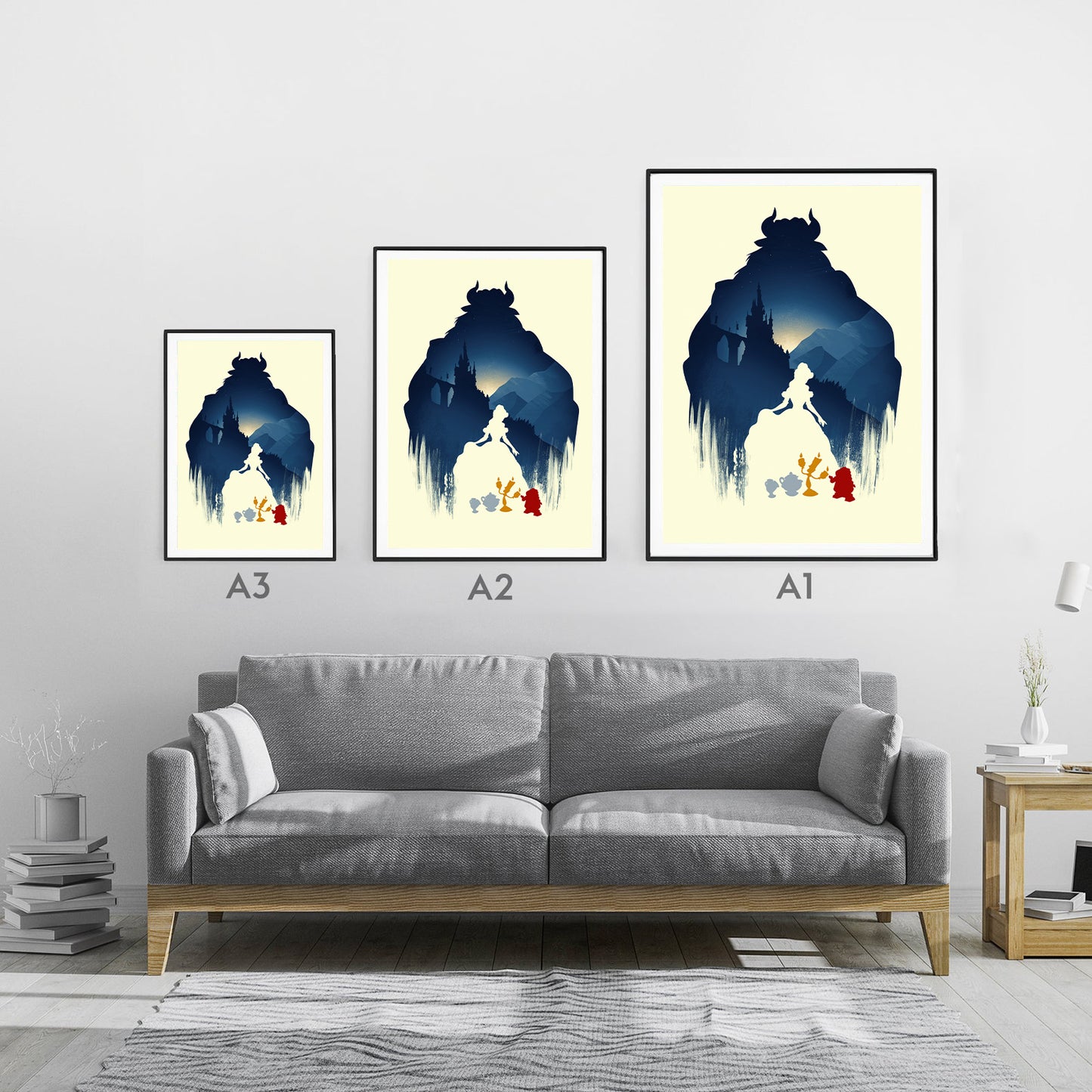 Disney Beauty And The Beast Poster Print