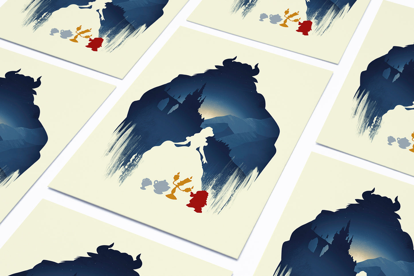 Disney Beauty And The Beast Poster Print