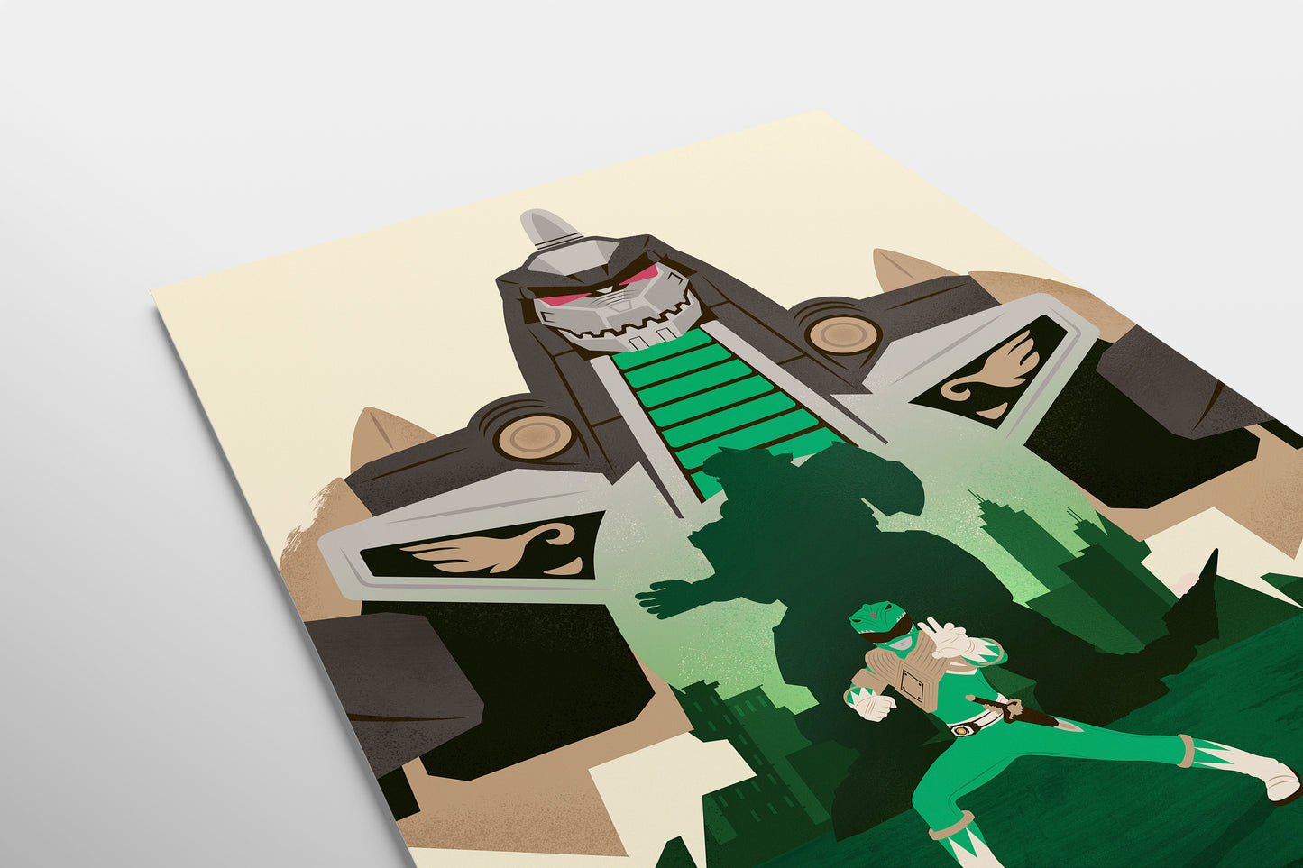 Power Rangers Dragonzord Poster Print
