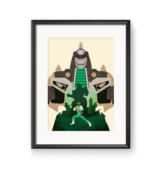 Power Rangers Dragonzord Poster Print